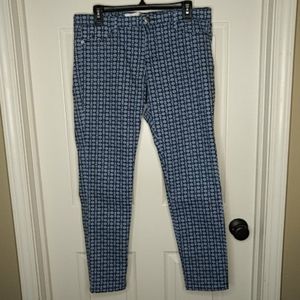 Joes Fresh Jeans Skinny Pants Circle Pattern Sz 10